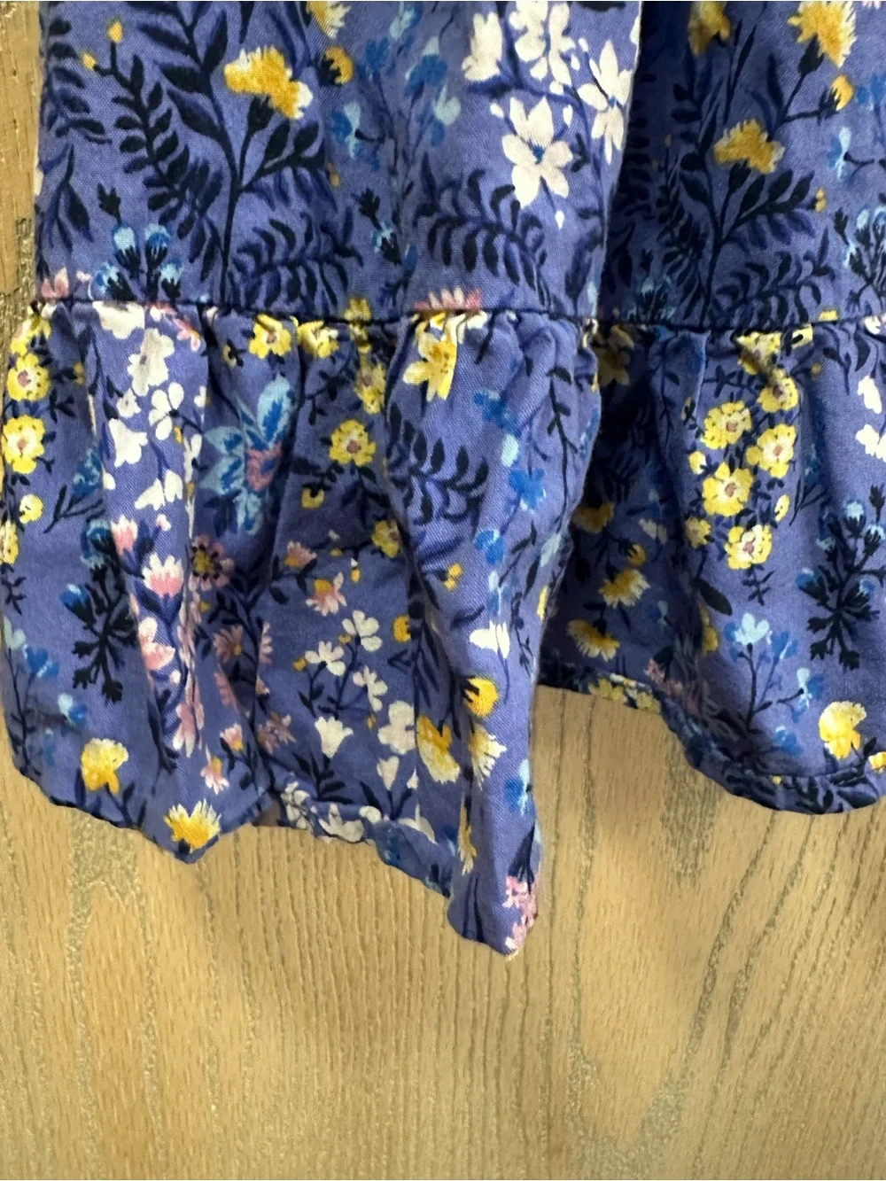 Old Navy Blue Floral Dress 3T
